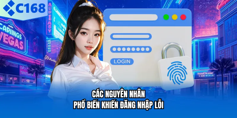 Các nguyên nhân phổ biến khiến đăng nhập lỗi
